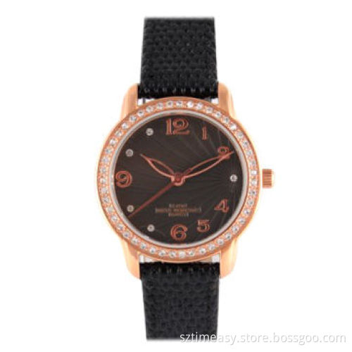 Brand Watch with Comfortable Leather Band and IPR Stainless Steel Case